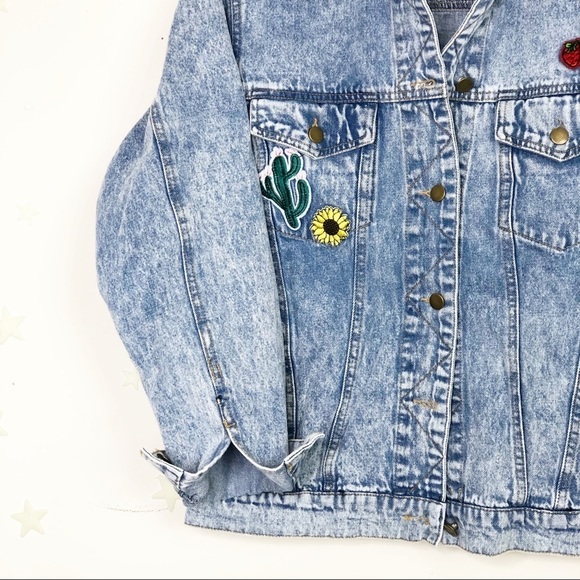 Honey punch good vibes denim jacket - Picture 3 of 13